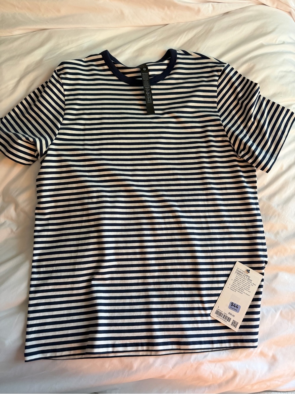 NWT Lululemon Men’s Organic Cotton Classic fit tshirt